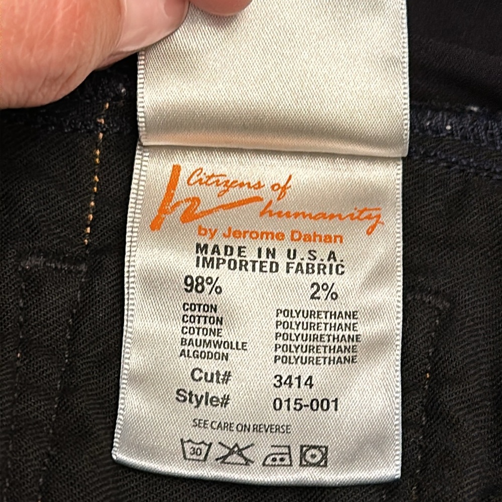 Citizens of Humanity Maternity Jeans style# 015-001 Bootcut size 31 medium wash. - Picture 14 of 16
